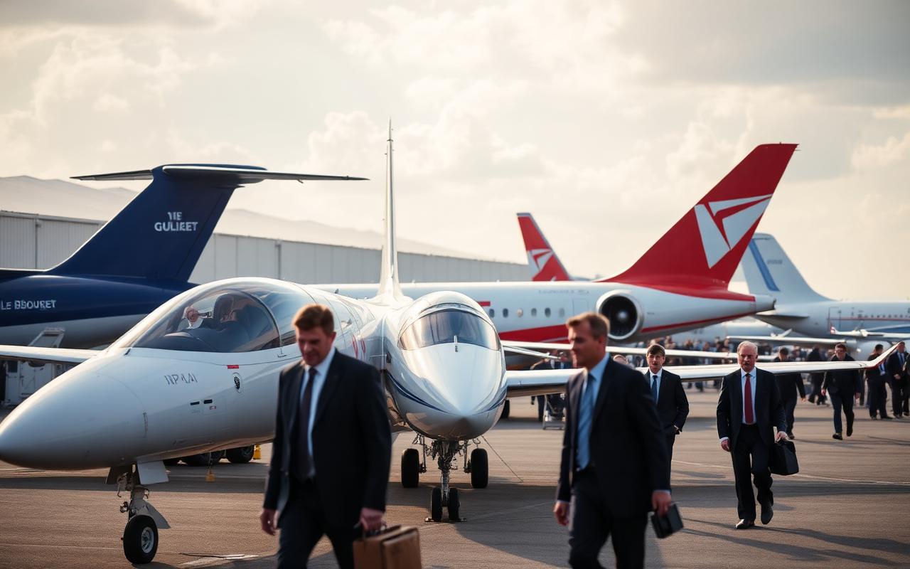 Chauffeur transfer to the Paris Air Show at Le Bourget
